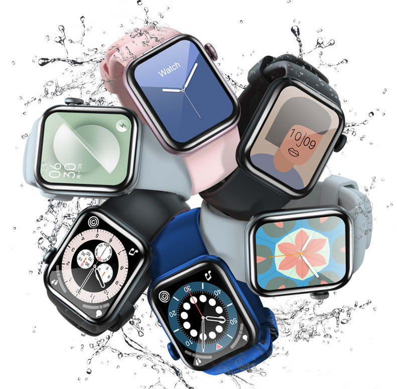 苹果手机适用watch7可接打电话智能手表S6蓝牙多功能NFC门禁运动防水iwatch男士款适用apple